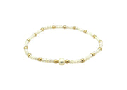 gold filled and fresh water pearl bracelet