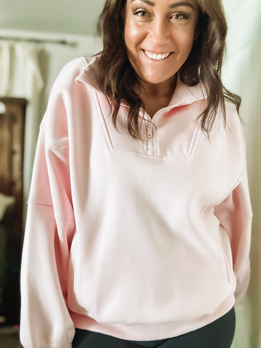 Light pink sweatshirt