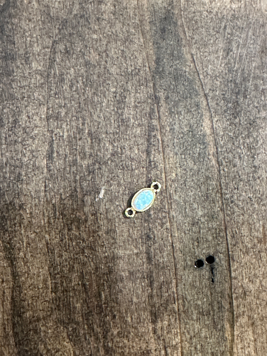 Gold Filled Opal Connector
