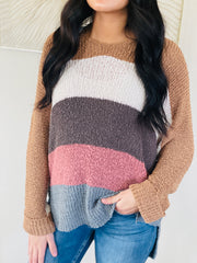 multicolored sweater