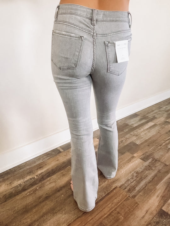 Kira Kira Mid Rise Flare Jeans - Southern Trends