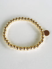 beaded gold bracelet